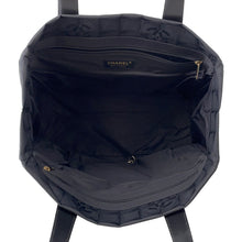 Load image into Gallery viewer, CHANEL New Travel Line Tote Bag BlackA15991 Nylon Leather Size MM
