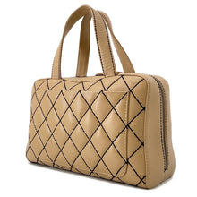 Load image into Gallery viewer, CHANEL Wild Stitch Matelasse Handbag BeigeA14692 Calf Leather

