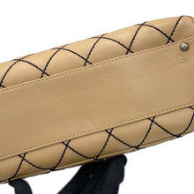 Load image into Gallery viewer, CHANEL Wild Stitch Matelasse Handbag BeigeA14692 Calf Leather
