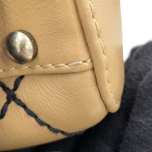 Load image into Gallery viewer, CHANEL Wild Stitch Matelasse Handbag BeigeA14692 Calf Leather
