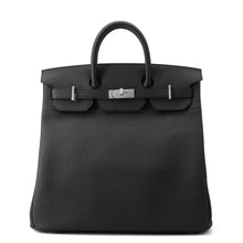 Load image into Gallery viewer, HERMES HAUT A COURROIES Black Togo Leather Size 40
