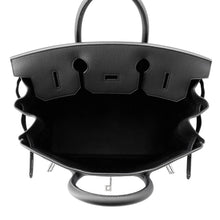 Load image into Gallery viewer, HERMES HAUT A COURROIES Black Togo Leather Size 40
