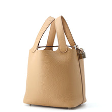 Load image into Gallery viewer, HERMES Picotin Lock Biscuit Taurillon Clemence Size PM
