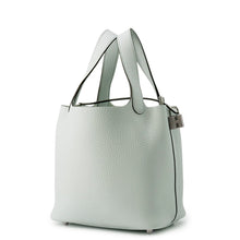Load image into Gallery viewer, HERMES Picotin Lock Blue Pale Taurillon Clemence Size PM
