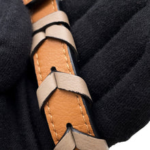 将图像加载到图库查看器中，LOEWE Back Strap Brown/BeigeC073T06X01 Leather
