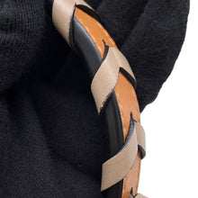 将图像加载到图库查看器中，LOEWE Back Strap Brown/BeigeC073T06X01 Leather
