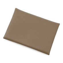 Load image into Gallery viewer, HERMES Calvi Duo Etoupe Chevre Myzore Goatskin

