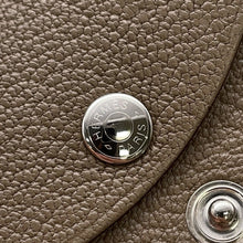Load image into Gallery viewer, HERMES Calvi Duo Etoupe Chevre Myzore Goatskin
