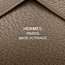 Load image into Gallery viewer, HERMES Calvi Duo Etoupe Chevre Myzore Goatskin

