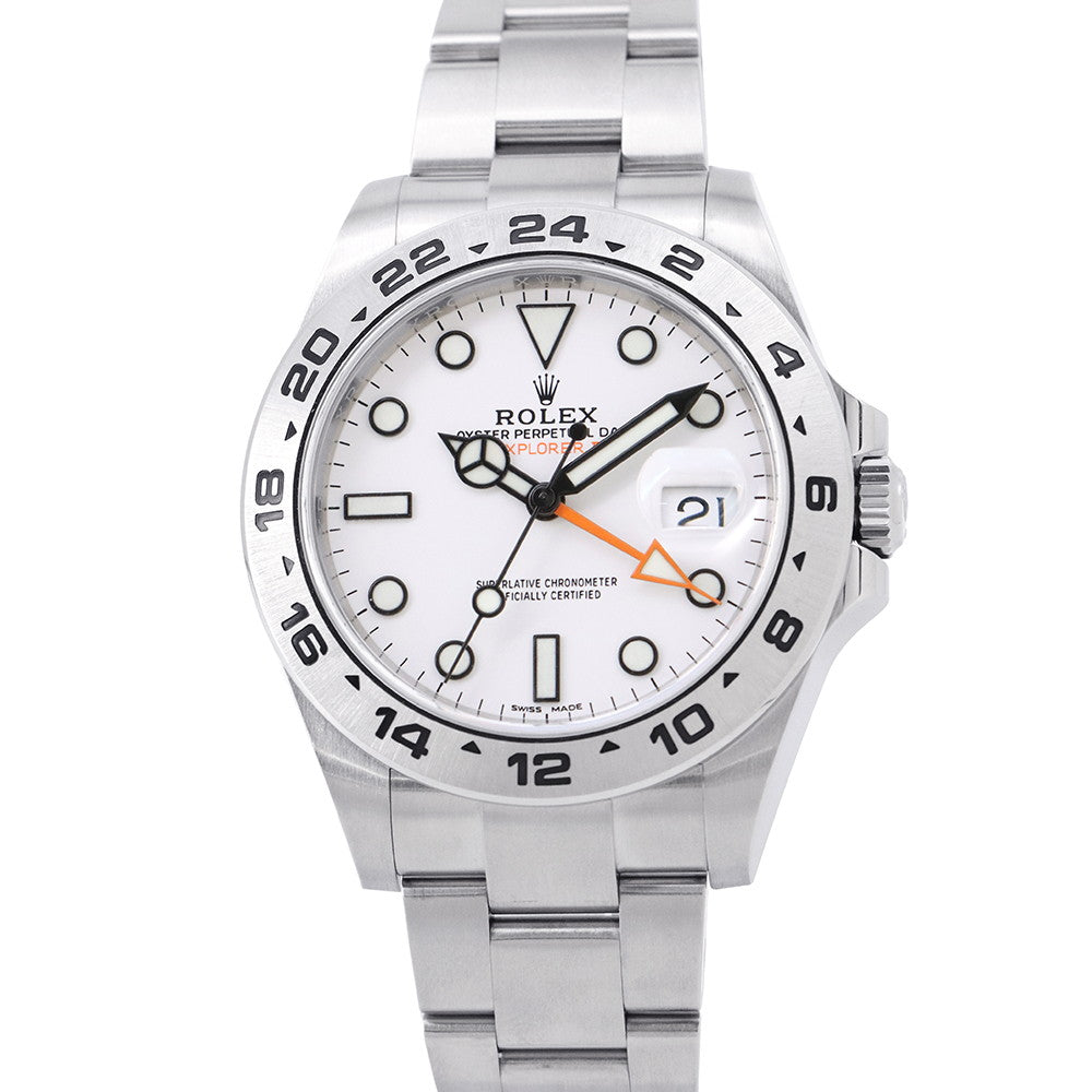 ROLEX Explorer II W42mm Stainless Steel White Dial216570