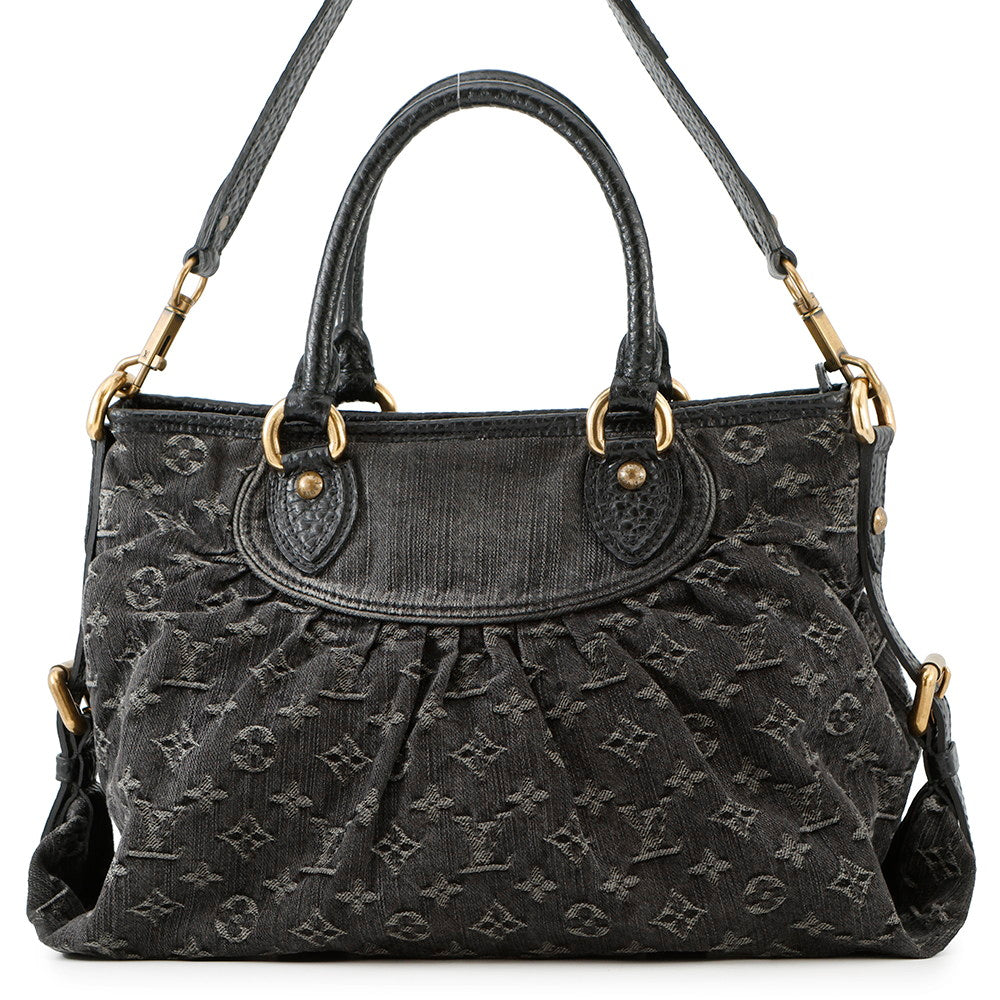 LOUIS VUITTON Neo Kavy NoirM95351 Monogram Denim Size MM