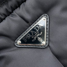 将图像加载到图库查看器中，PRADA Tessuto Bomber 2-Way Handbag BlackBL0881 Nylon
