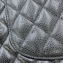Load image into Gallery viewer, CHANEL Matelasse W Flap ChainShoulder Bag BlackA01112 Caviar Leather Size 25
