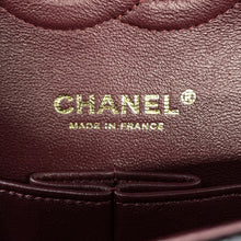 Load image into Gallery viewer, CHANEL Matelasse W Flap ChainShoulder Bag BlackA01112 Caviar Leather Size 25
