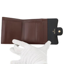 Load image into Gallery viewer, CHANEL Matelasse Classic Small Flap Wallet BlackAP0231 Caviar Leather
