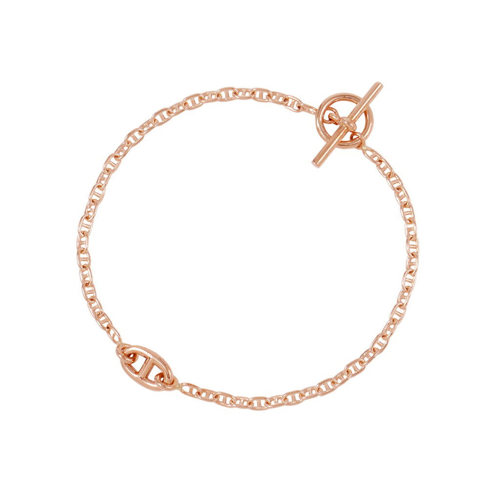 HERMES New Farandole Bracelet Size SH K18 PG