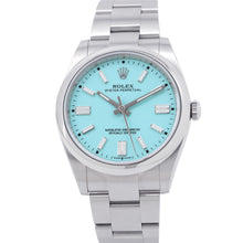 Load image into Gallery viewer, ROLEX Oyster Perpetual W41mm Stainless Steel Turquise Blue Dial124300
