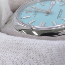 Load image into Gallery viewer, ROLEX Oyster Perpetual W41mm Stainless Steel Turquise Blue Dial124300
