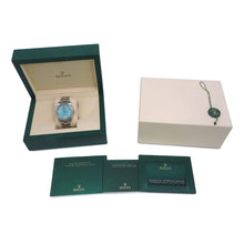 Load image into Gallery viewer, ROLEX Oyster Perpetual W41mm Stainless Steel Turquise Blue Dial124300
