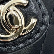 Load image into Gallery viewer, CHANEL Matelasse Mini Heart Bag Charm BlackAP4838 Lambskin
