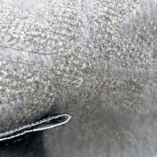 Load image into Gallery viewer, CHANEL CC Logo Clover Scarf Gray Cashmere100%

