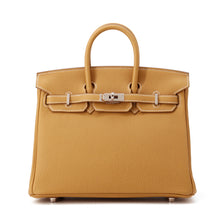 将图像加载到图库查看器中，HERMES Birkin Natural Sable Togo Leather Size 25
