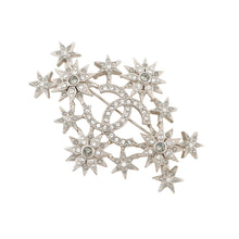 Load image into Gallery viewer, CHANEL Star Rhinestone Brooch Gold Plated Rhinestone
