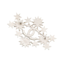Load image into Gallery viewer, CHANEL Star Rhinestone Brooch Gold Plated Rhinestone
