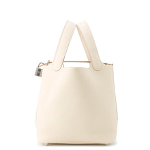 Load image into Gallery viewer, HERMES Picotin Padlock Craie Taurillon Clemence Size PM
