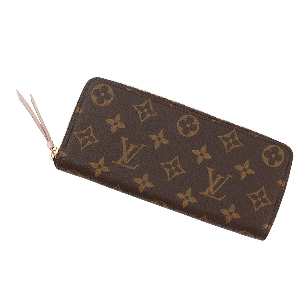 LOUIS VUITTON Portefeuille Clemence Rose BallerineM61298 Monogram