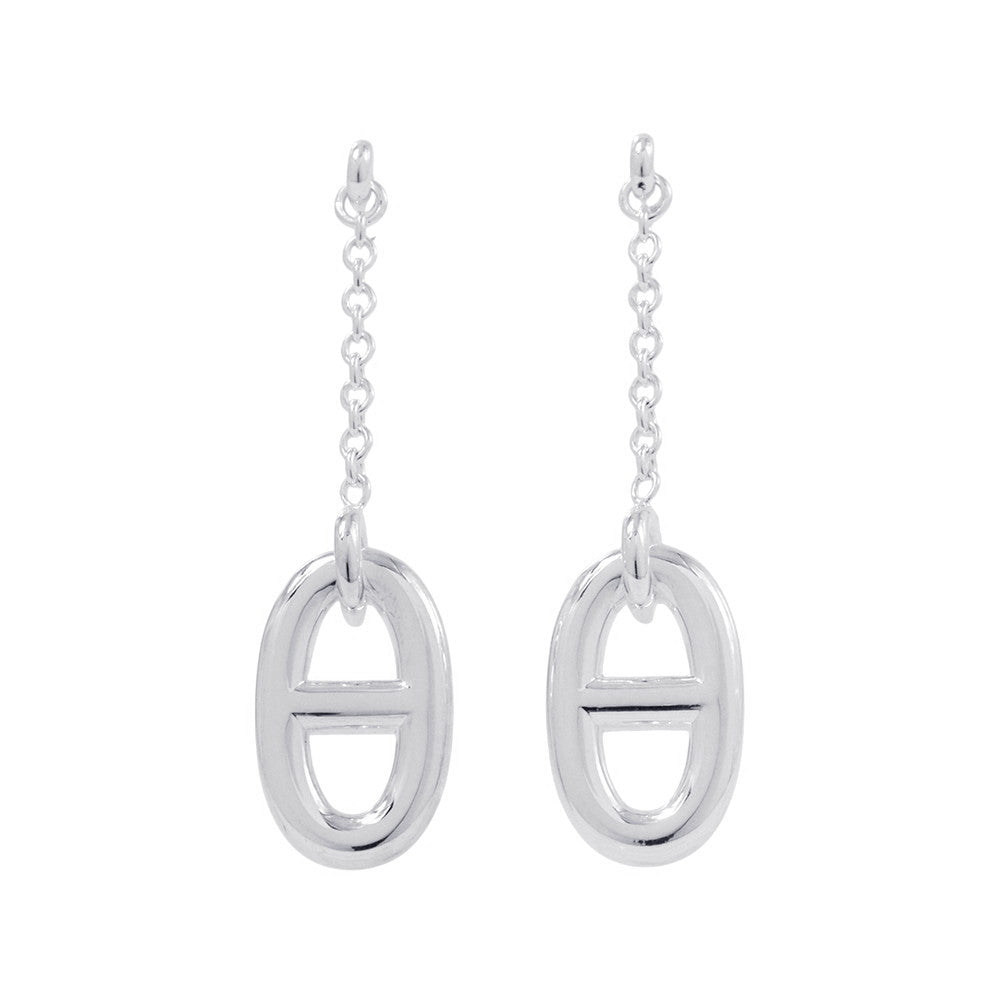 HERMES Chaine d'Ancre Farandole Earrings Size MM SV925