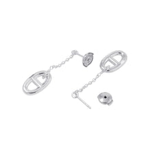 将图像加载到图库查看器中，HERMES Chaine d&#39;Ancre Farandole Earrings Size MM SV925

