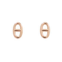 Load image into Gallery viewer, HERMES Chaine d&#39;Ancre Stud Earrings 18K Pink Gold
