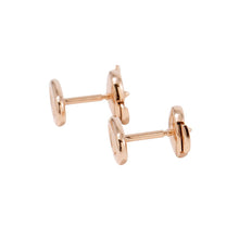 Load image into Gallery viewer, HERMES Chaine d&#39;Ancre Stud Earrings 18K Pink Gold
