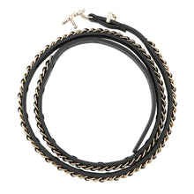 Load image into Gallery viewer, CHANEL ChainCC Logo Belt Size 70 Black Leather
