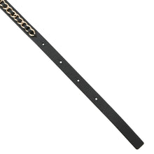Load image into Gallery viewer, CHANEL ChainCC Logo Belt Size 70 Black Leather
