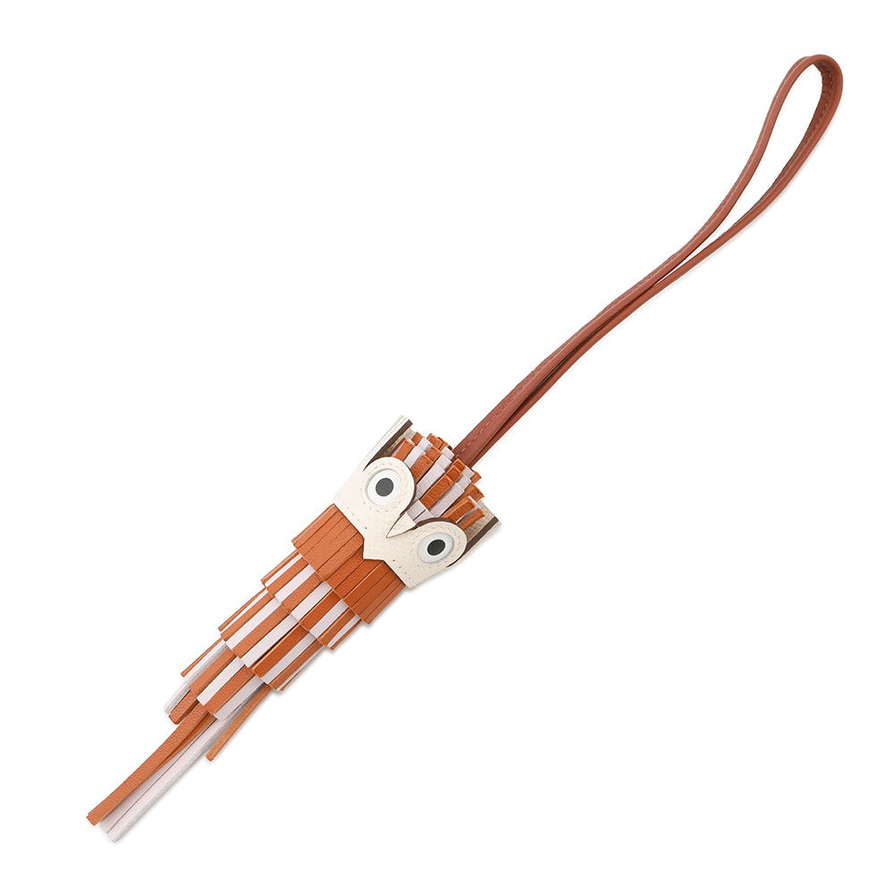 HERMES chouette Pain de Epice/Mauve Pale/Sienne/Nata/White Epsom Lambskin Swift Leather