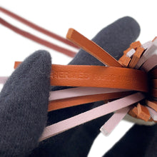 将图像加载到图库查看器中，HERMES chouette Pain de Epice/Mauve Pale/Sienne/Nata/White Epsom Lambskin Swift Leather
