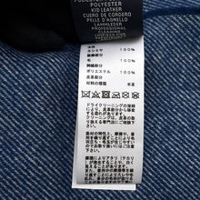 将图像加载到图库查看器中，HERMES College Denim Pattern Embroidery Patch Scarf BlueH259121S 01 Cashmere100%
