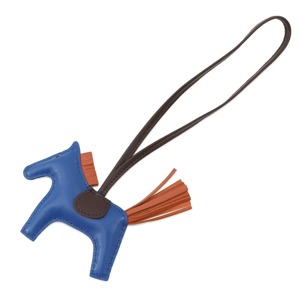 HERMES Rodeo Blue France/Carnelian/RougeSellier Lambskin Size PM