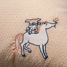 将图像加载到图库查看器中，HERMES Baby Cotton Cabriole Pillow/Cushion Orange Cotton100%
