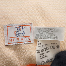 将图像加载到图库查看器中，HERMES Baby Cotton Cabriole Pillow/Cushion Orange Cotton100%
