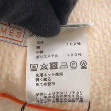 将图像加载到图库查看器中，HERMES Baby Cotton Cabriole Pillow/Cushion Orange Cotton100%
