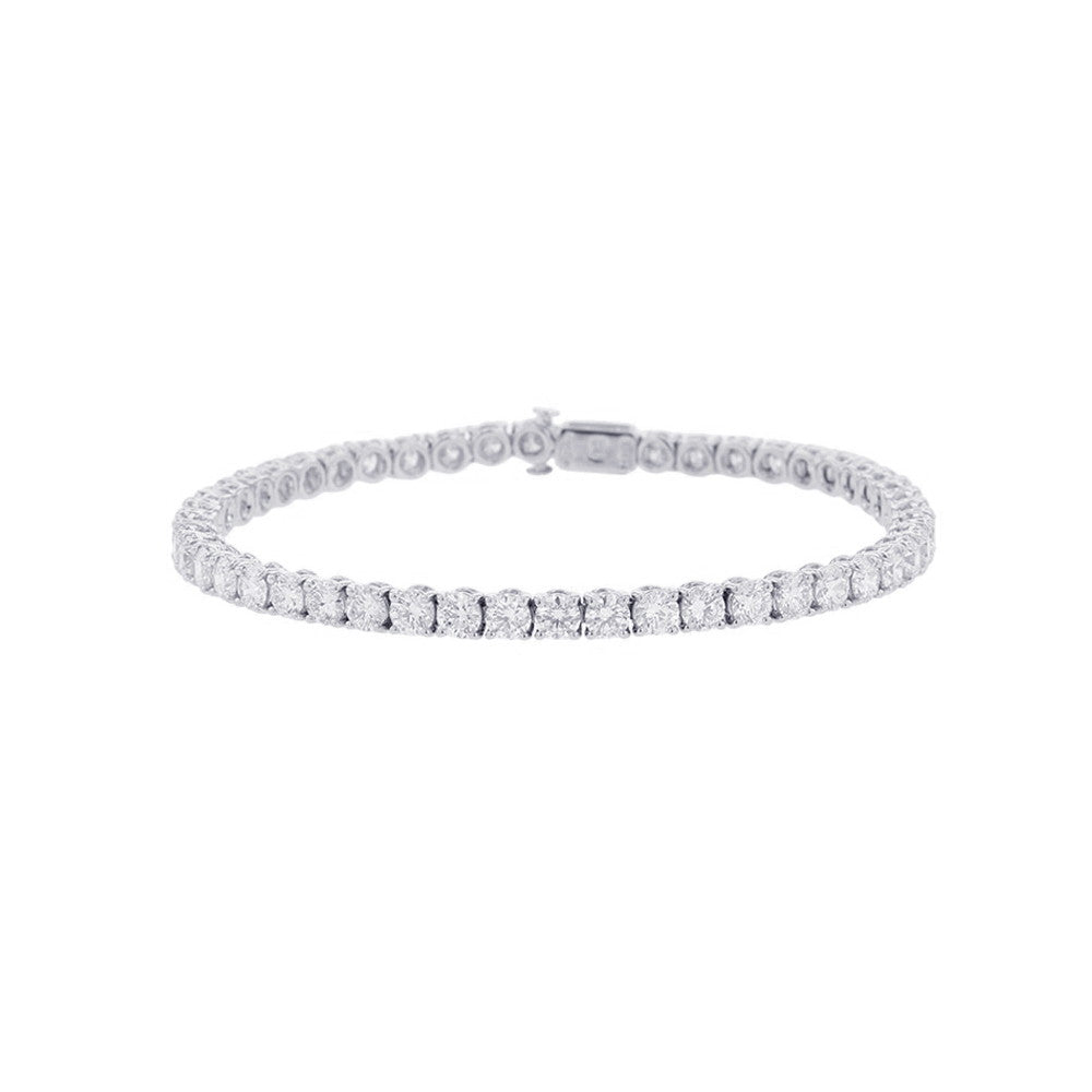 BVLGARI Griff Tennis Bracelet 18K White Gold