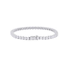 Load image into Gallery viewer, BVLGARI Griff Tennis Bracelet 18K White Gold

