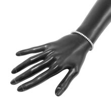 Load image into Gallery viewer, BVLGARI Griff Tennis Bracelet 18K White Gold
