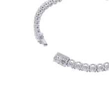 Load image into Gallery viewer, BVLGARI Griff Tennis Bracelet 18K White Gold
