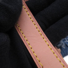 将图像加载到图库查看器中，LOUIS VUITTON Sac ad Blue/YellowM95057 Monogram Denim Size PM
