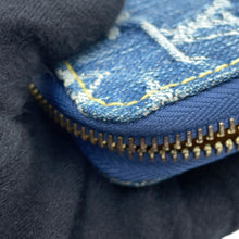 Load image into Gallery viewer, LOUIS VUITTON Zippy Wallet BlueM95341 Monogram Denim
