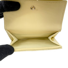 Load image into Gallery viewer, Dior Lady&#39;s Dior Lotus Wallet Cannage Pale YellowS0181OVRB Patent Leather
